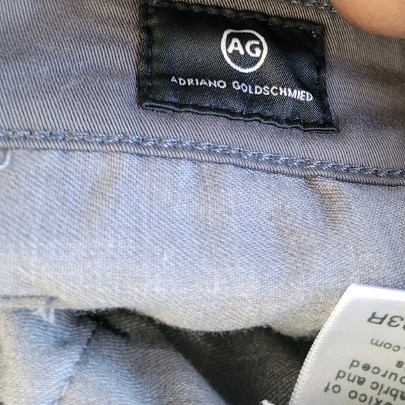 AG Adriano Goldschmied The Marshall Modern Slim Fit Trouser Pants in Grey Sz 33R - Picture 8 of 13